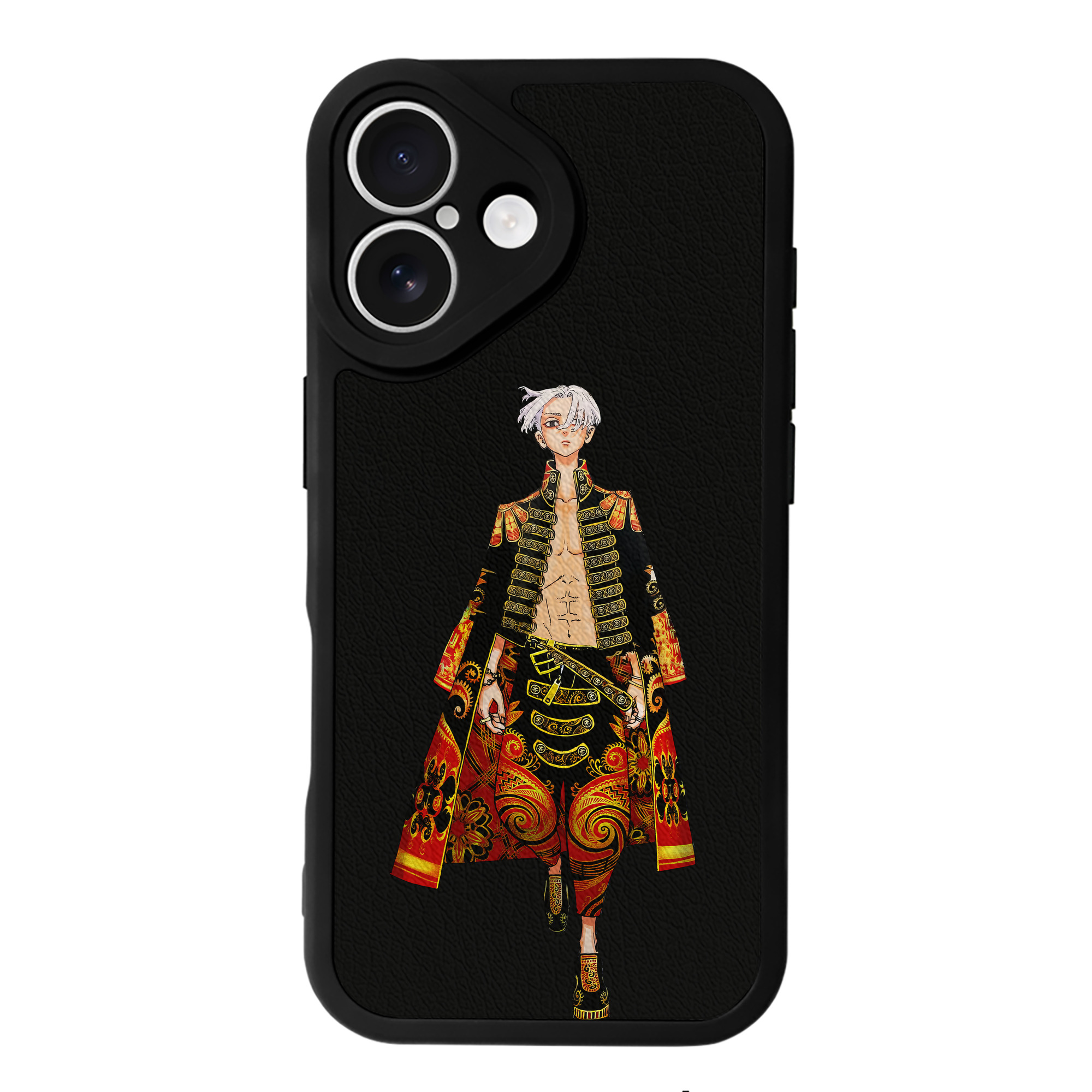 （画像用） 東京リベンジャーズ Tokyo Revengers 【iPhone 16シリーズ対応】シリコンスマホケース（レザー調） 材質：シリコン
